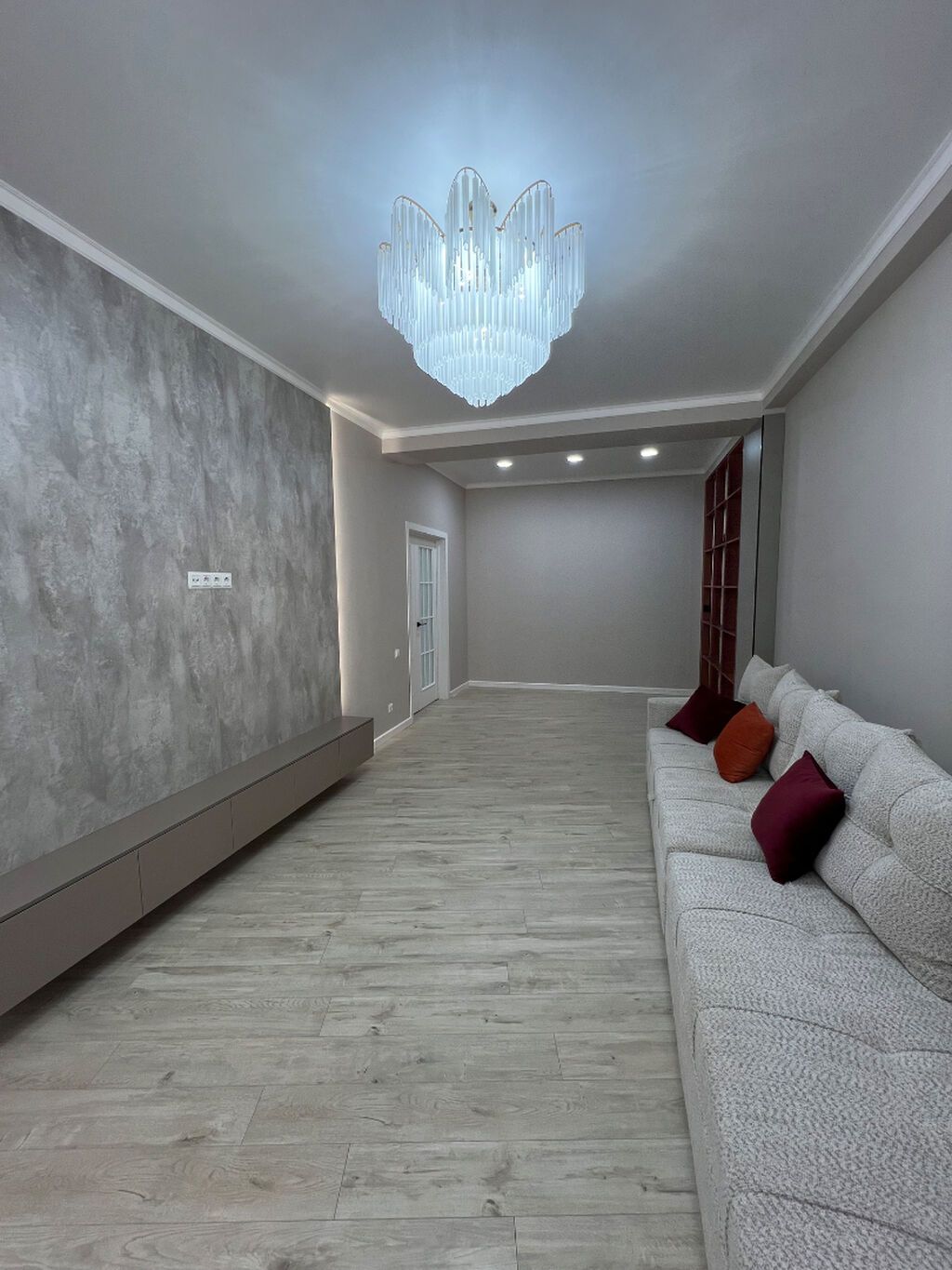 2 комнаты, 75 м², Асанбай мкр 3 этаж, Евроремонт: фото 6