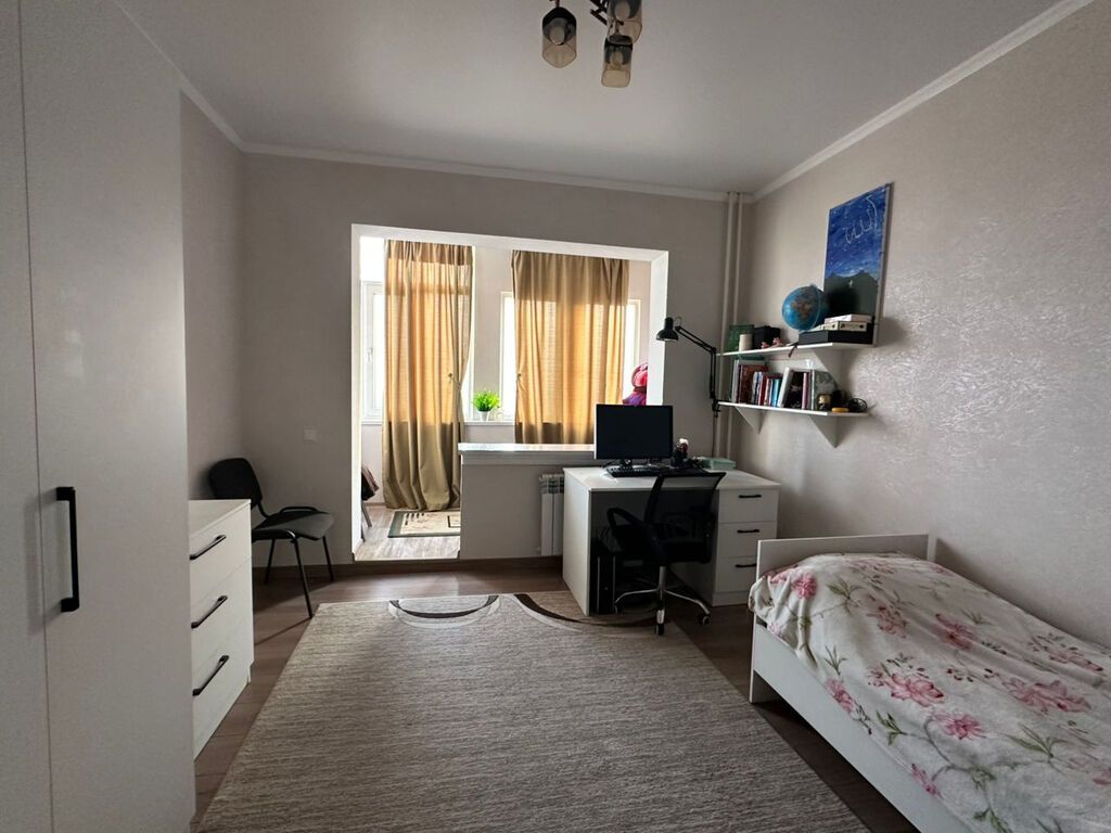 2 комнаты, 56 м², 10 мкр 105 серия, 8 этаж, Евроремонт: фото 6
