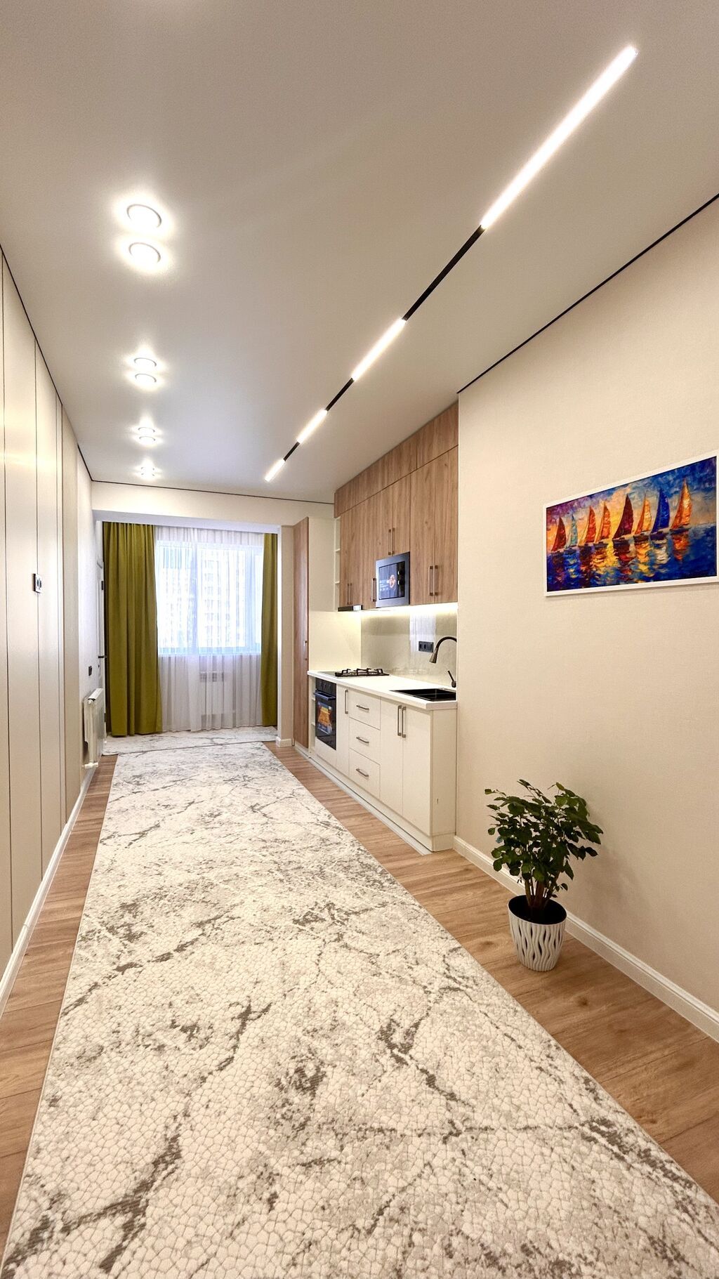 1 комната, 51 м², Элитка, 8 этаж, Евроремонт