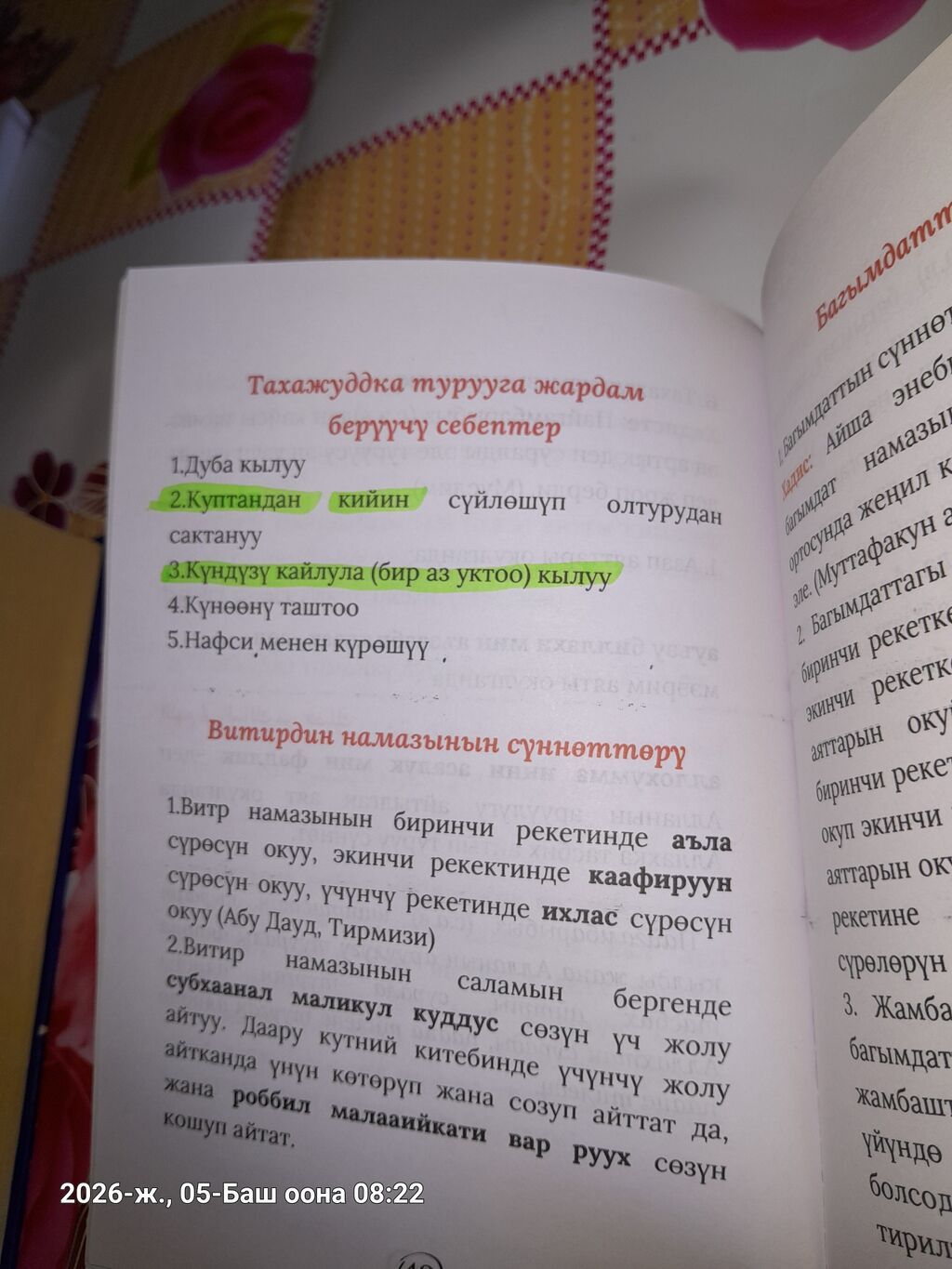 Фурманов12 Книга: «Эртели-кеч аткарылуучу 1000 сүннөт: амал жана дуба: фото 2