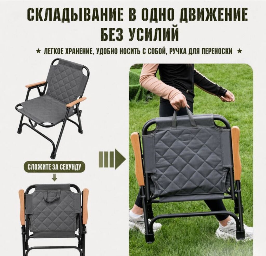 Кресло раскладное туристическое Elegance PRO Купить в Бишкеке — — фото 5