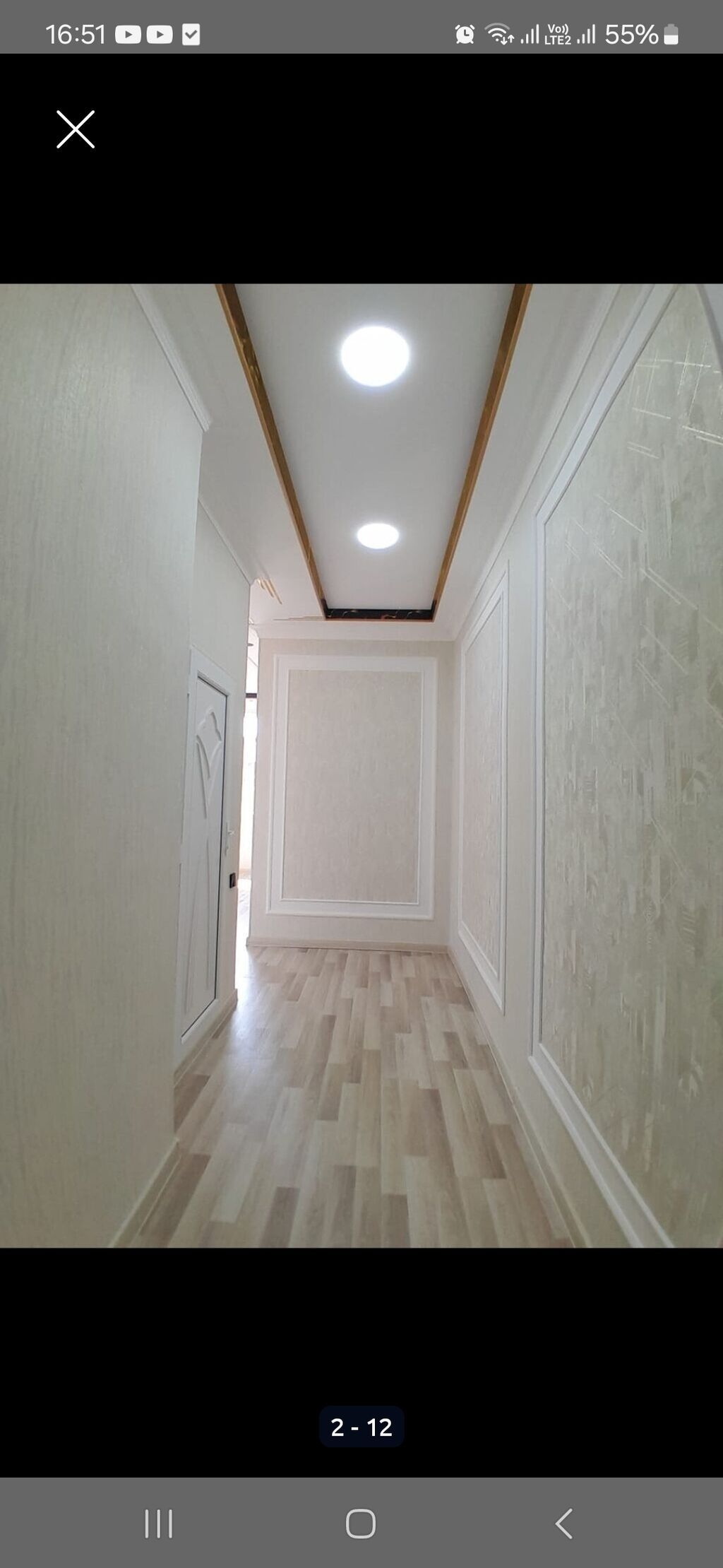 2 otaqlı, Yeni tikili, 55 kv. m