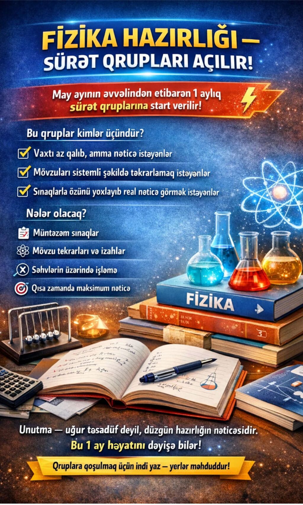 Fizika və Azərbaycan dili repetitoru