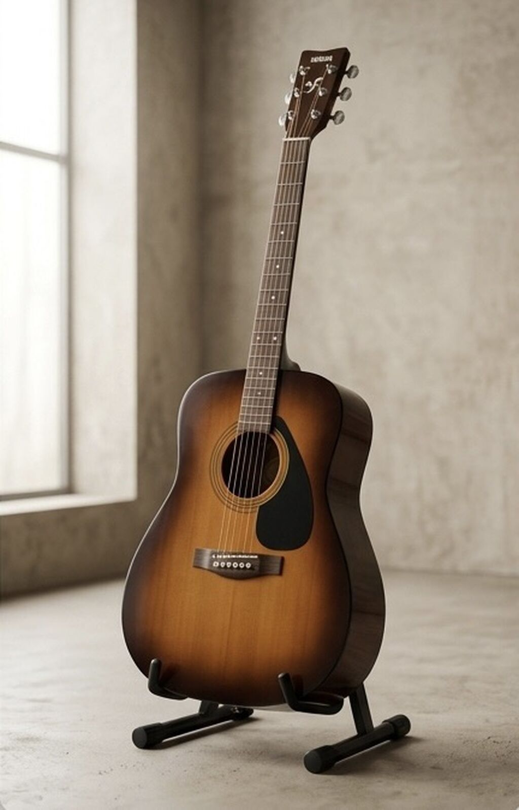 Акустическая гитара Yamaha F310 TBS (Tobacco Brown Sunburst) - Формат: фото 7