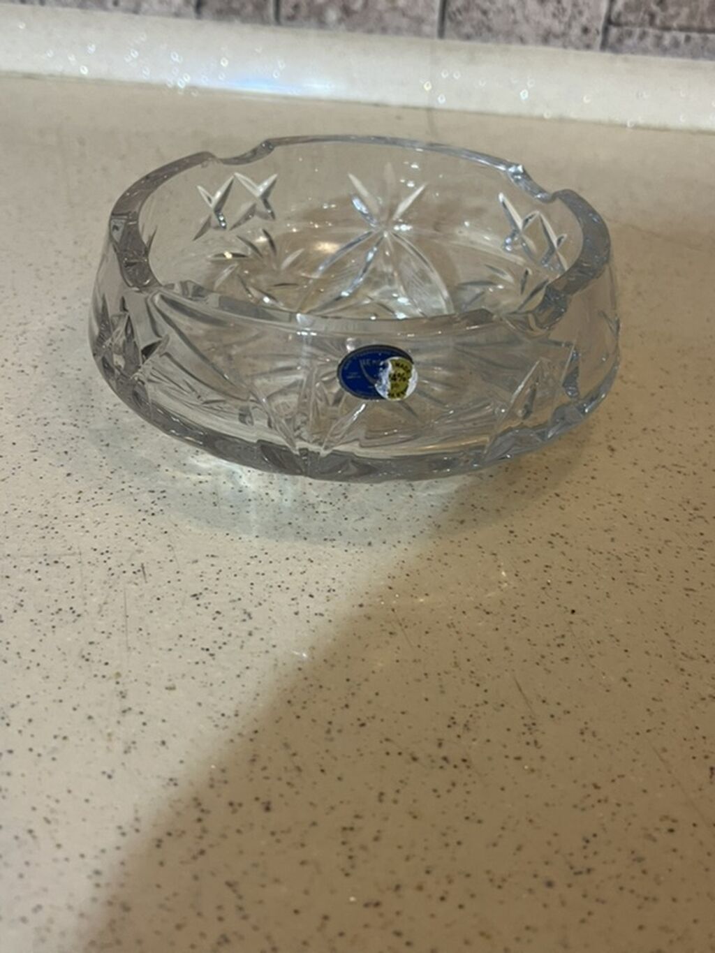 Kristal külqabı - Material: qalın, şəffaf kristal şüşə xurustal -