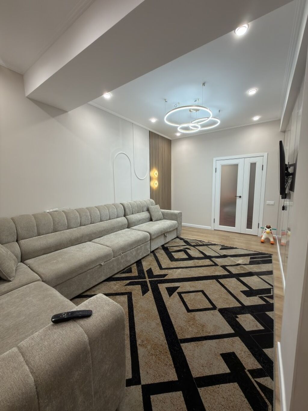 2 комнаты, 67 м², Аламедин-1 мкр Элитка, 9 этаж, Дизайнерский ремонт: фото 6