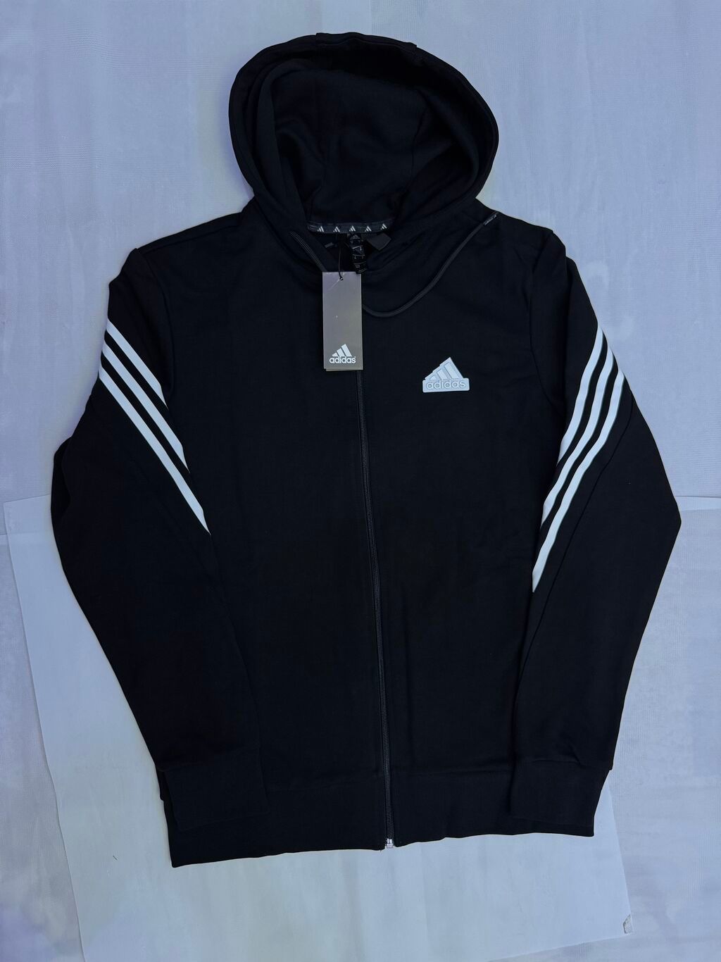 Мужской спортивный костюм, L, XL, 2XL, Adidas, Новый, цвет - Черный, Самовывоз: фото 2