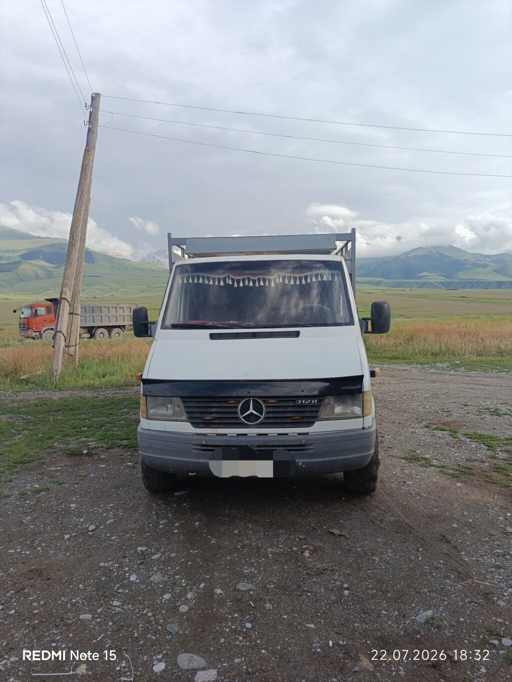 Mercedes-Benz Sprinter 312D бортовой грузовик есть разрешение на все: фото 2