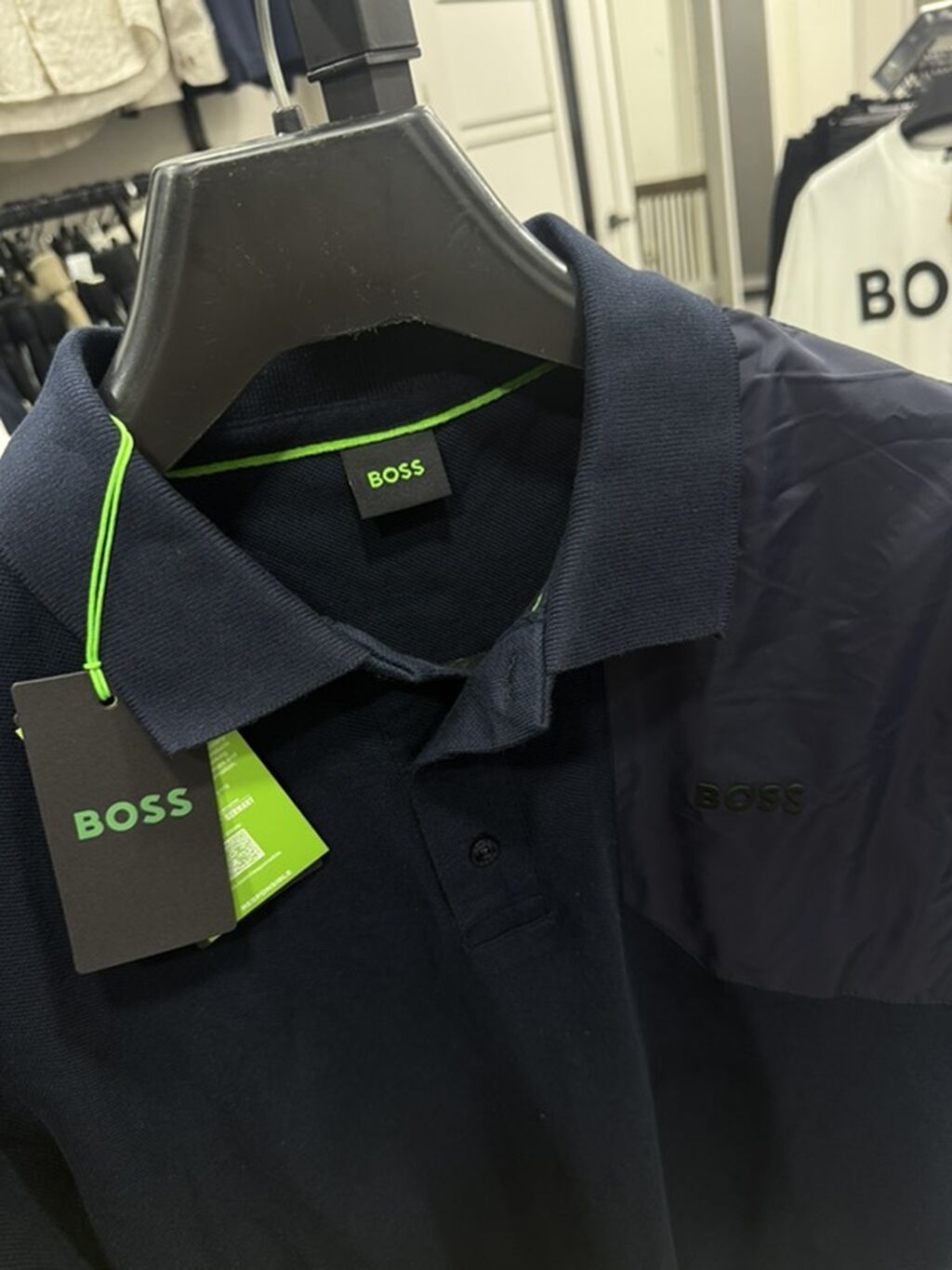 Мужская рубашка, L, 2XL, S, Boss, Новый, цвет - Синий, Самовывоз: фото 2