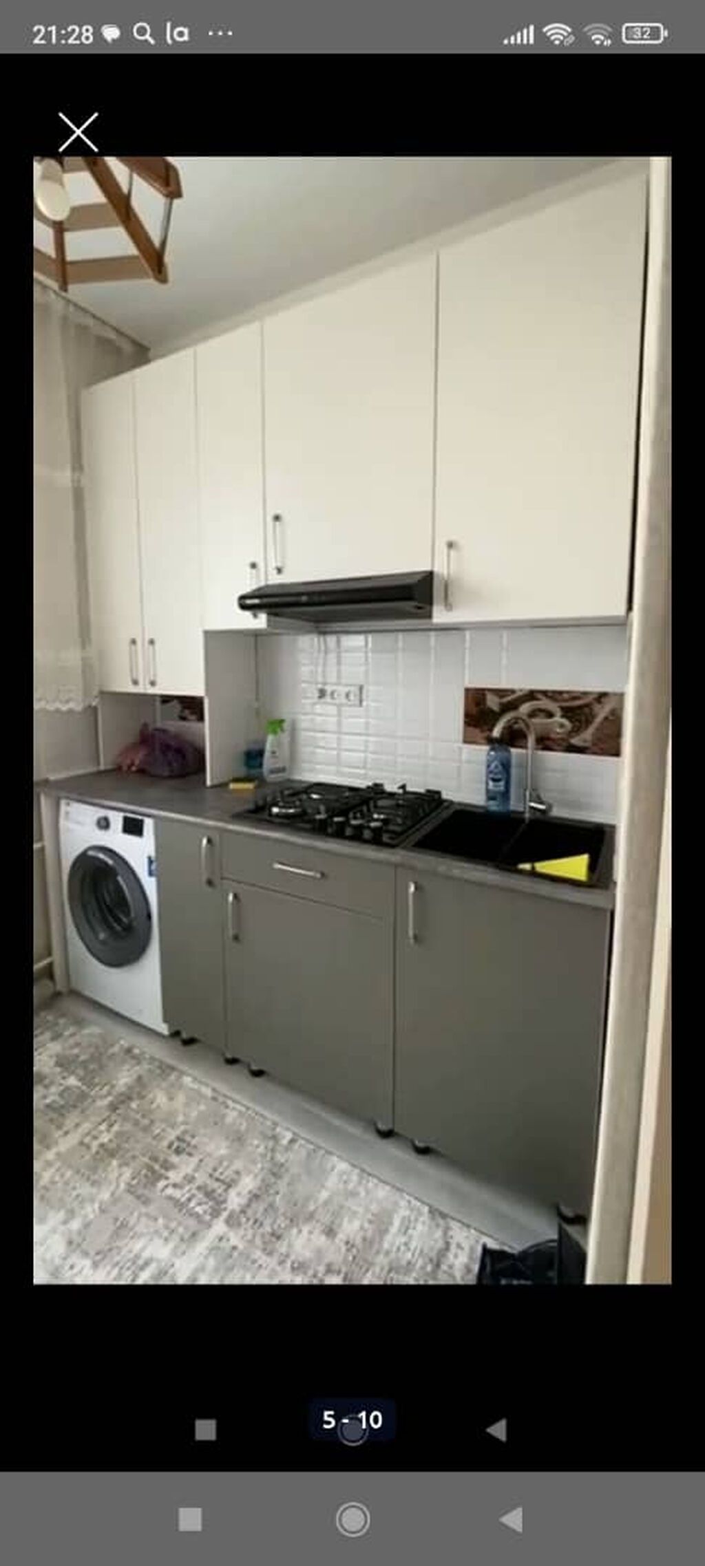 1 комната, 30 м², Аламедин-1 мкр 104 серия, 4 этаж, Свежий ремонт: фото 5