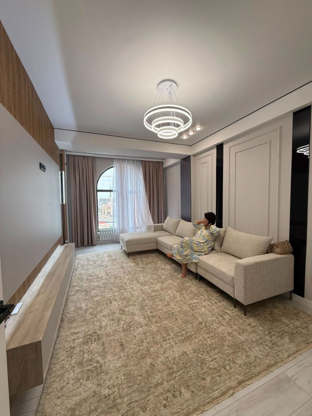 1 комната, 46 м², Асанбай мкр Элитка, 12 этаж, Евроремонт: фото 3