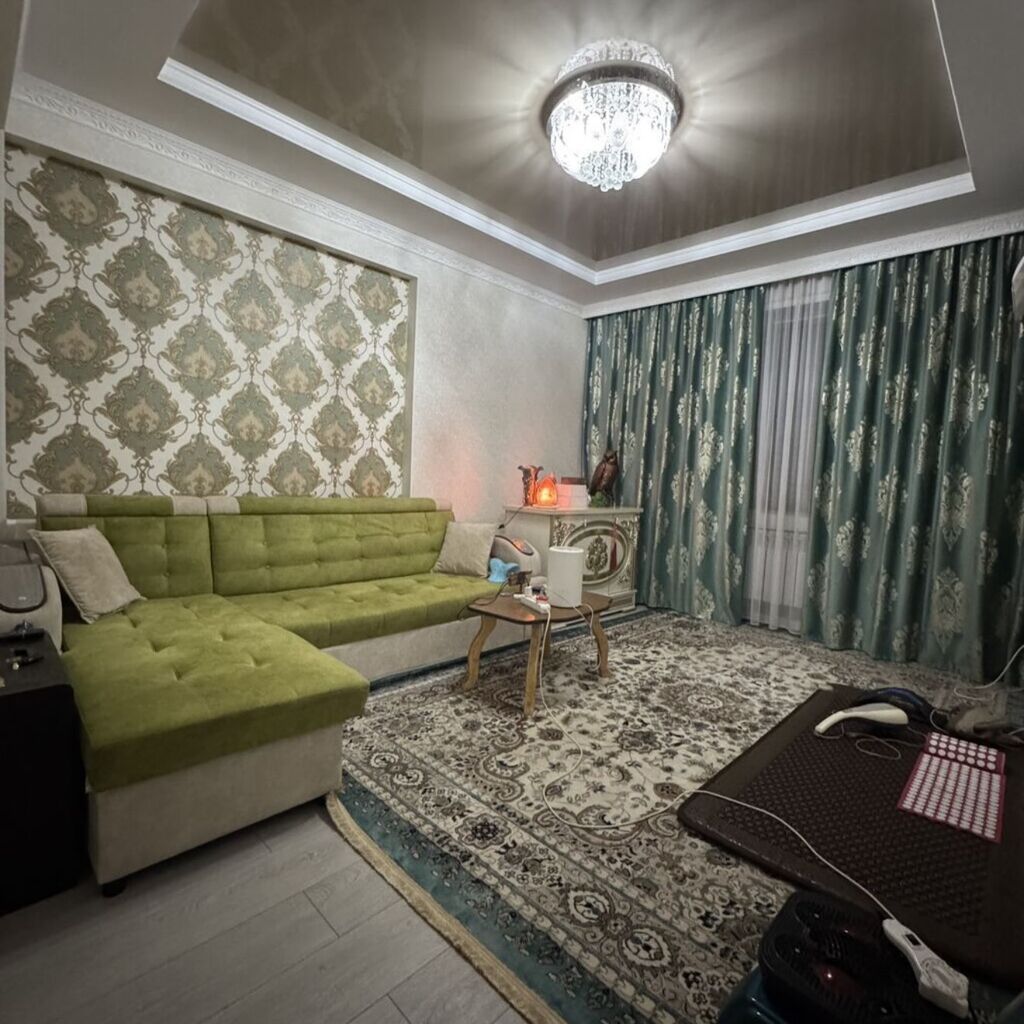 1 комната, 46 м², Асанбай мкр Элитка, 11 этаж, Старый ремонт: фото 3
