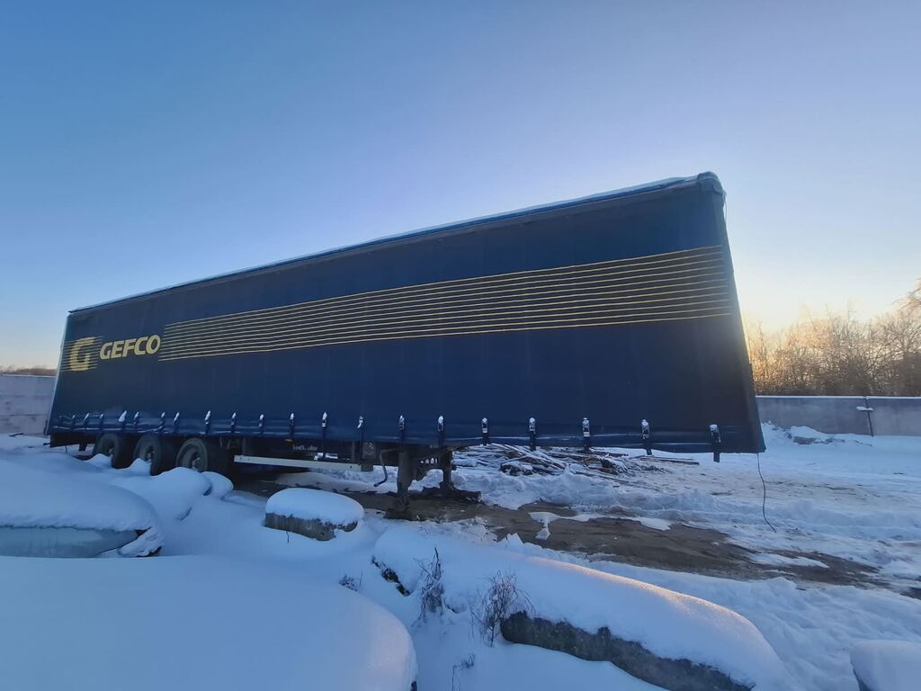 Тентованный полуприцеп LeciTrailer (брендинг GEFCO) Мега110куб,новая: фото 3