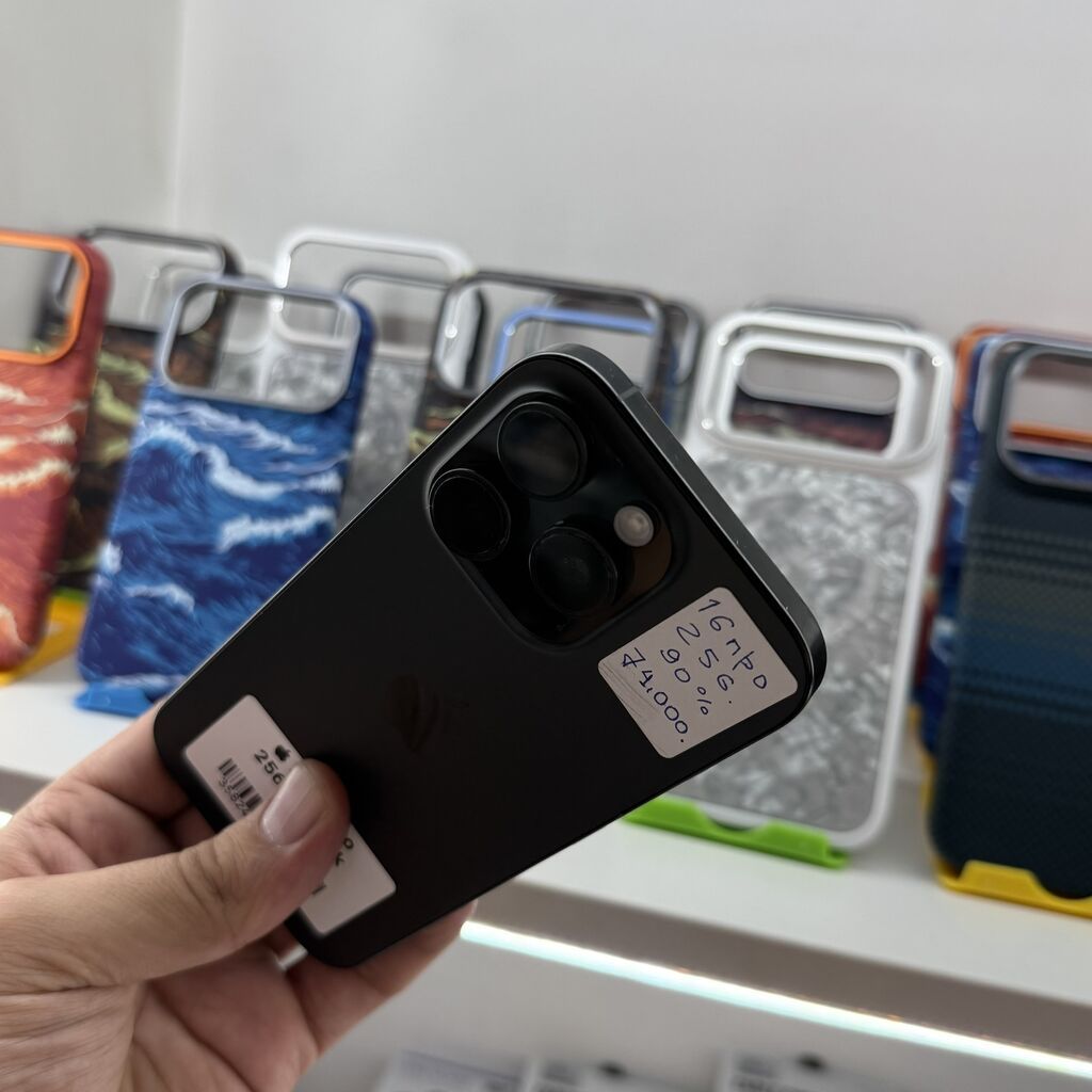 IPhone 16 Pro, Б/у, 256 ГБ, Black Titanium, 90 %: фото 6
