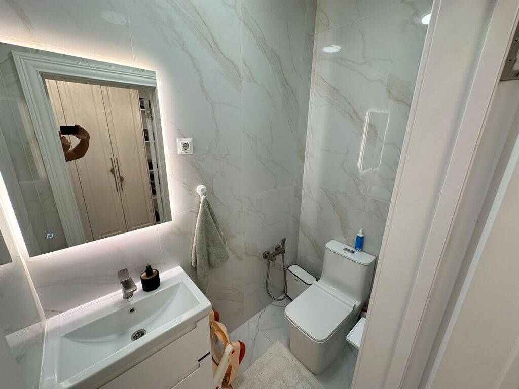 3 комнаты, 93 м², Асанбай мкр Элитка, 3 этаж, Дизайнерский ремонт: фото 8