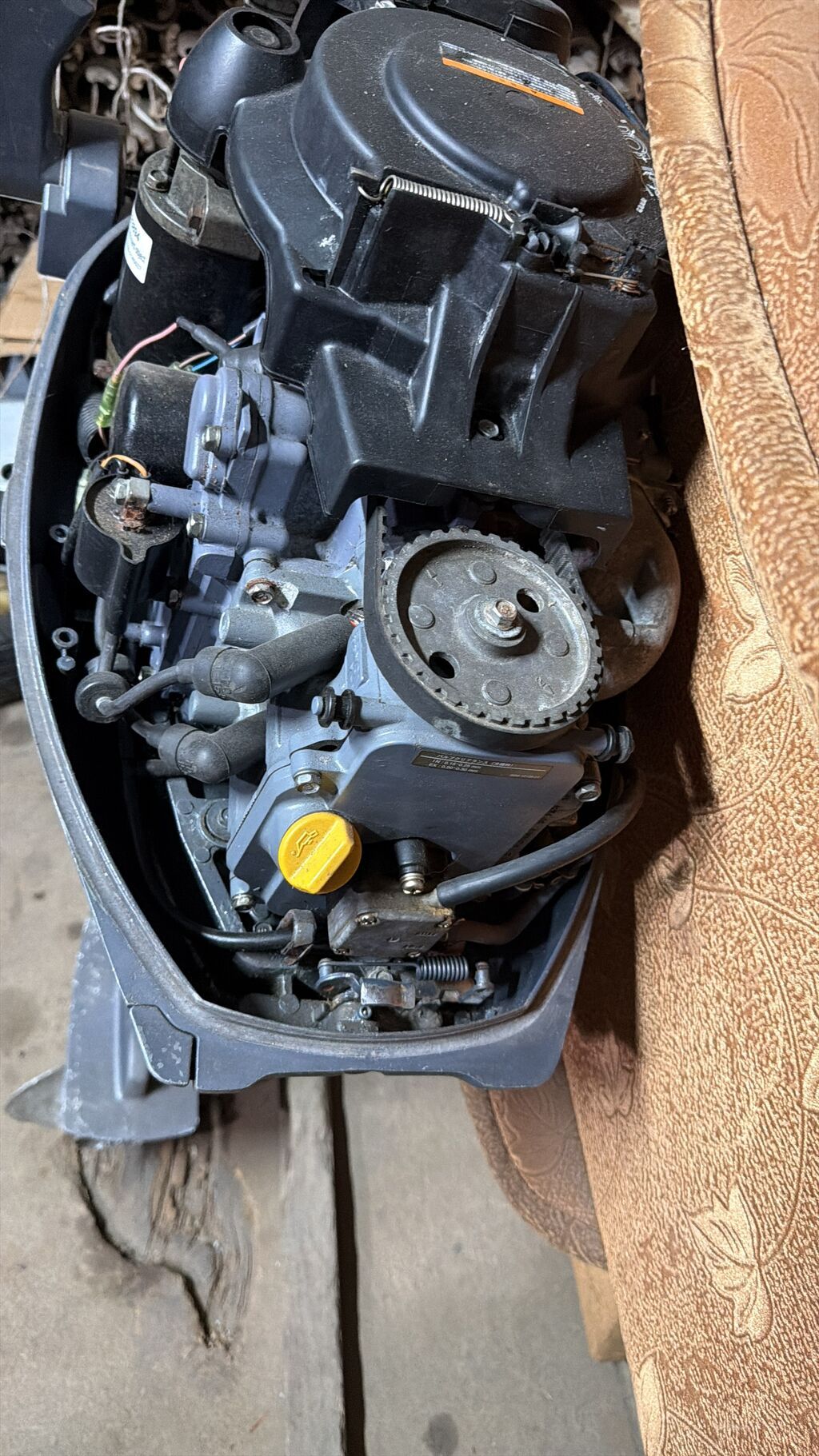 Продаю Лодочный Мотор Yamaha 4 Такта 9.9FMHS Состояние б/у. Из Японии: фото 3