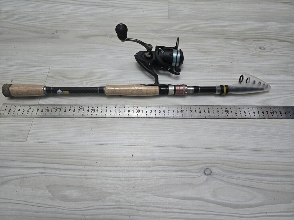 Телескопическое спиннинговое удилище 3,0 м + безынерционная катушка: фото 4