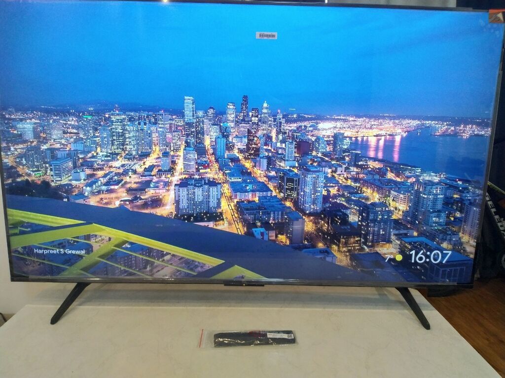 TCL QLED TV 55" (модель 55 P7K) с платформой Google TV. телевизор: фото 3