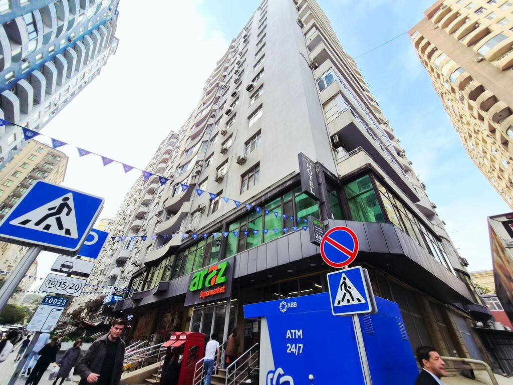 3 otaqlı, Yeni tikili, m. Nizami, 98 kv. m