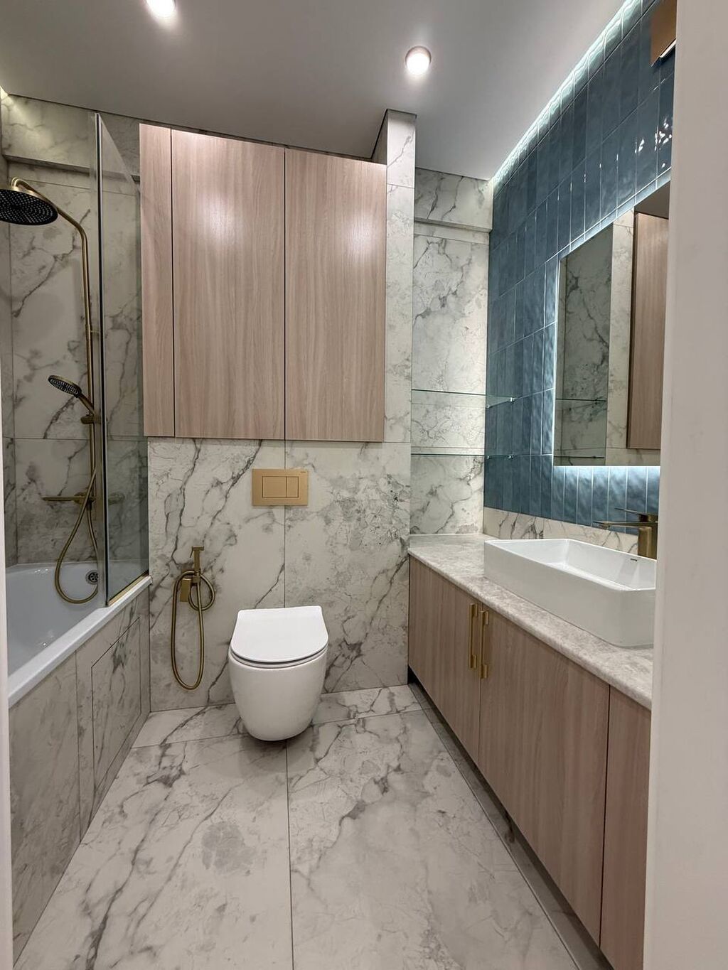2 комнаты, 50 м², Кок-Жар ж/м Элитка, 6 этаж, Дизайнерский ремонт: фото 6