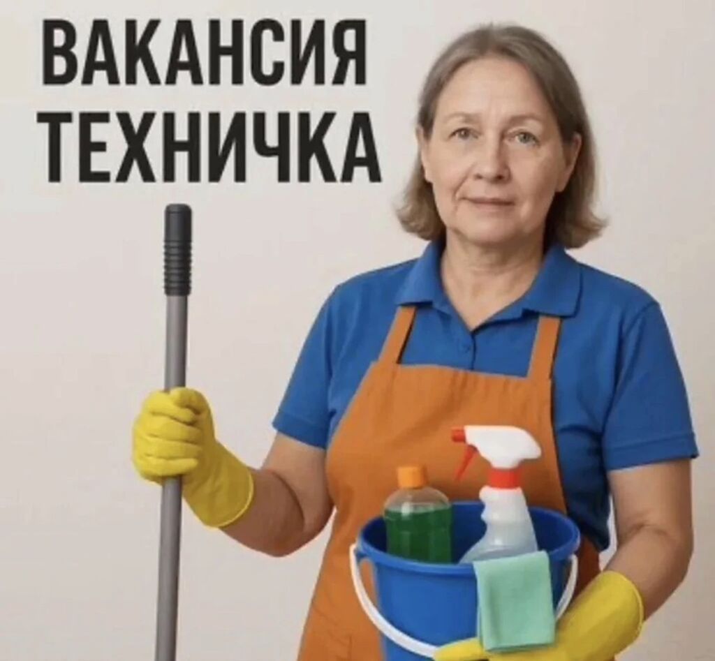 Требуется уборщица в Бишкеке