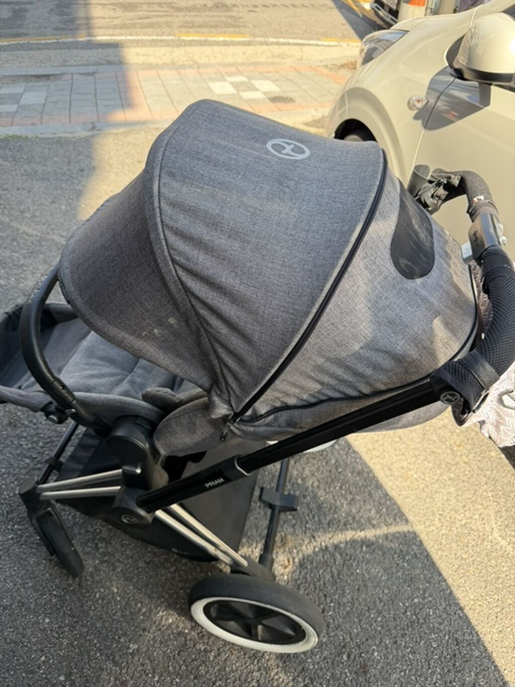Коляска Cybex Priam, серый меланж: фото 8