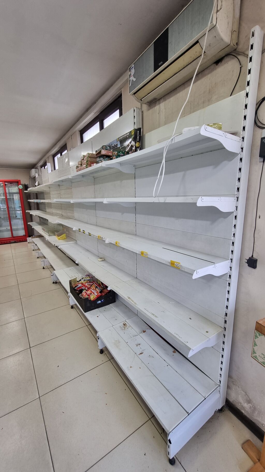 Стеллаж Для продуктов, На колесах, 220 см * 90 см * 40 см, Б/у: фото 2