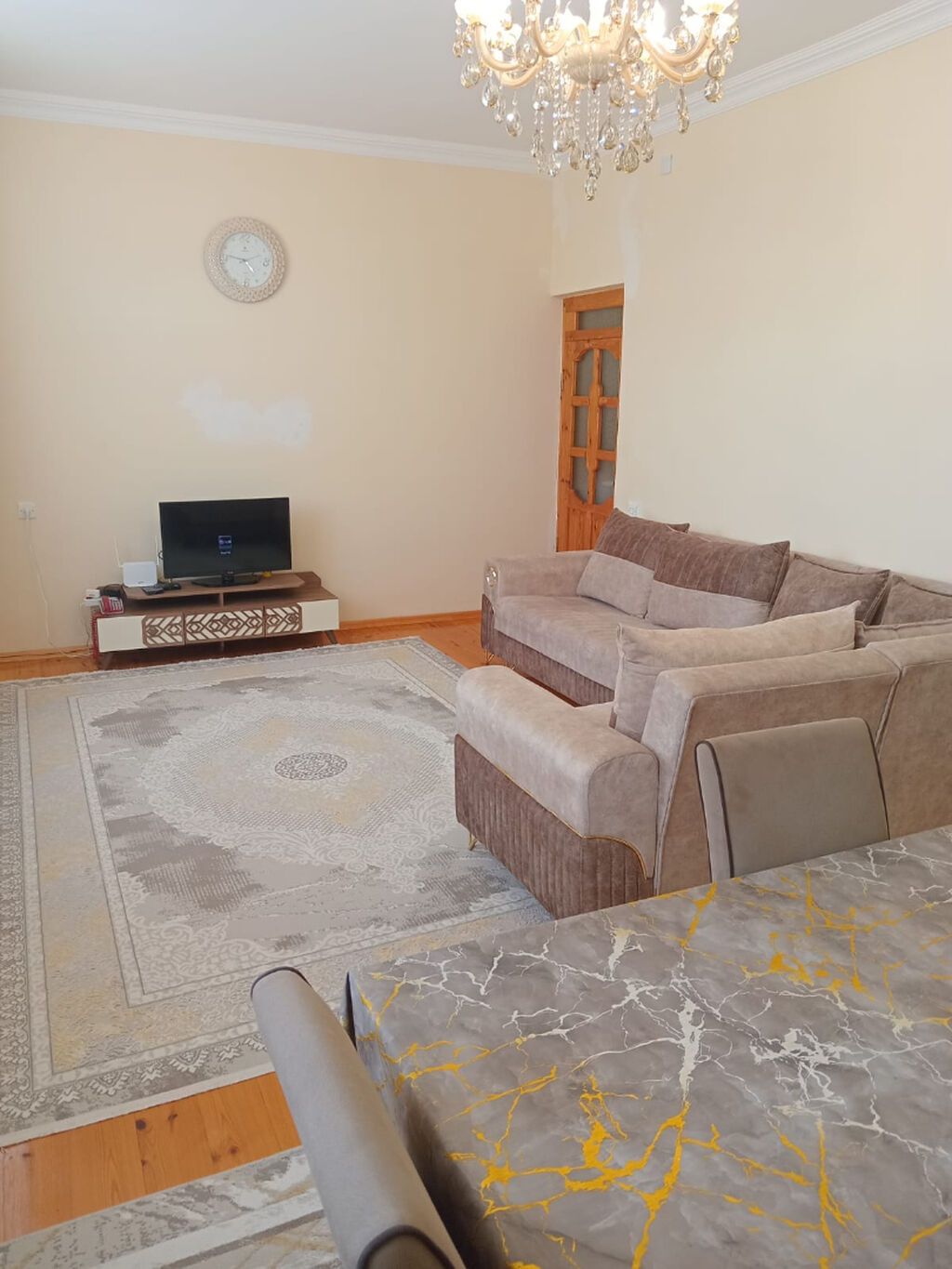 4 otaqlı, 106 kv. m, Kredit yoxdur, Yeni təmirli
