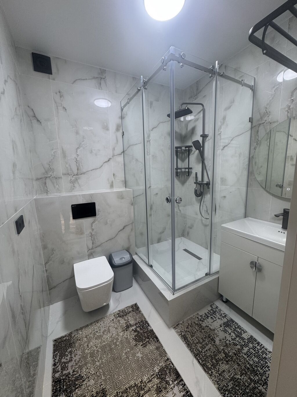 2 комнаты, 77 м², Асанбай мкр Элитка, 13 этаж, Евроремонт: фото 8