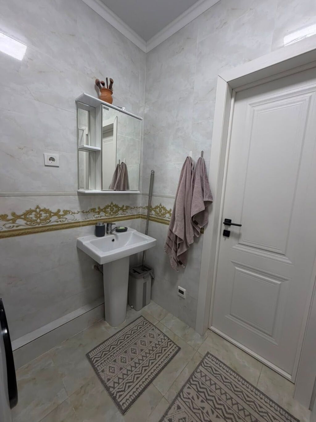 1 комната, 49 м², Кок-Жар мкр Элитка, 12 этаж, Евроремонт: фото 8