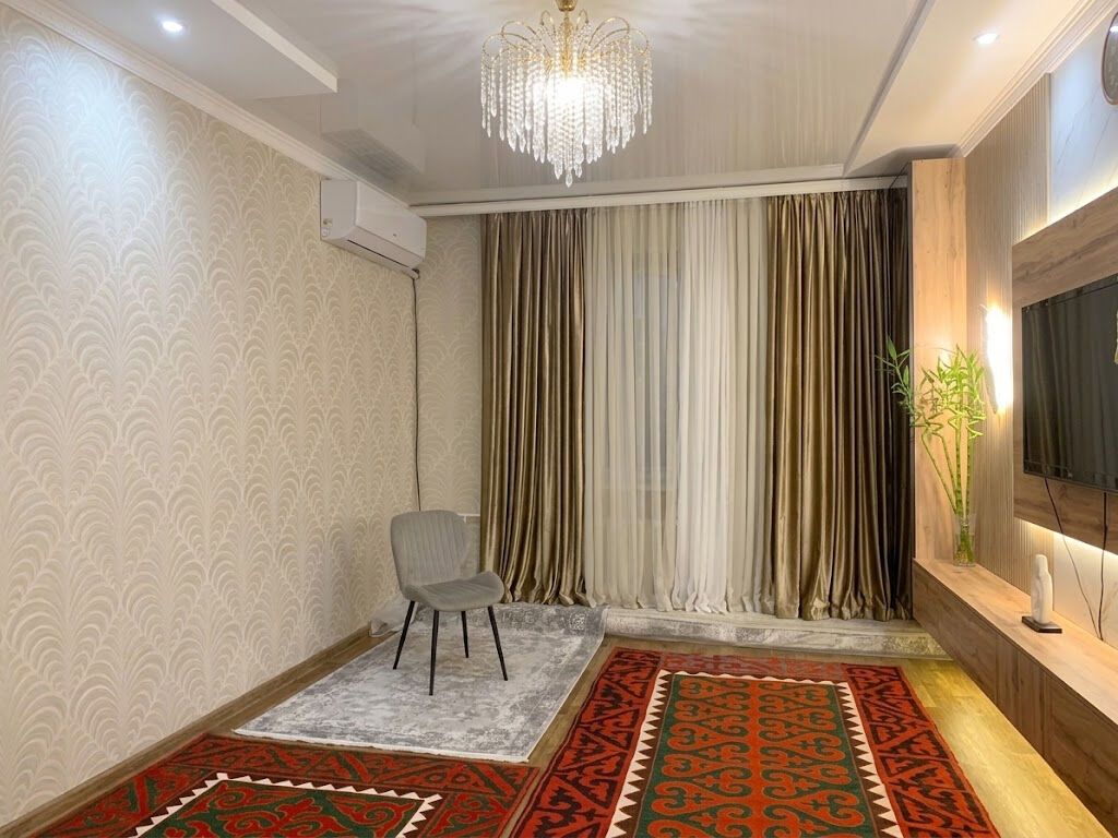 2 комнаты, 48 м², Аламедин-1 мкр 105 серия, 5 этаж, Косметический ремонт: фото 4