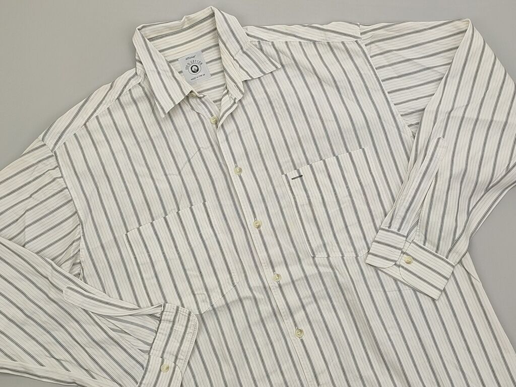Koszule: Koszulа 2XL (EU 44), stan - Dobry, wzór - Linia, kolor - Biały — 1