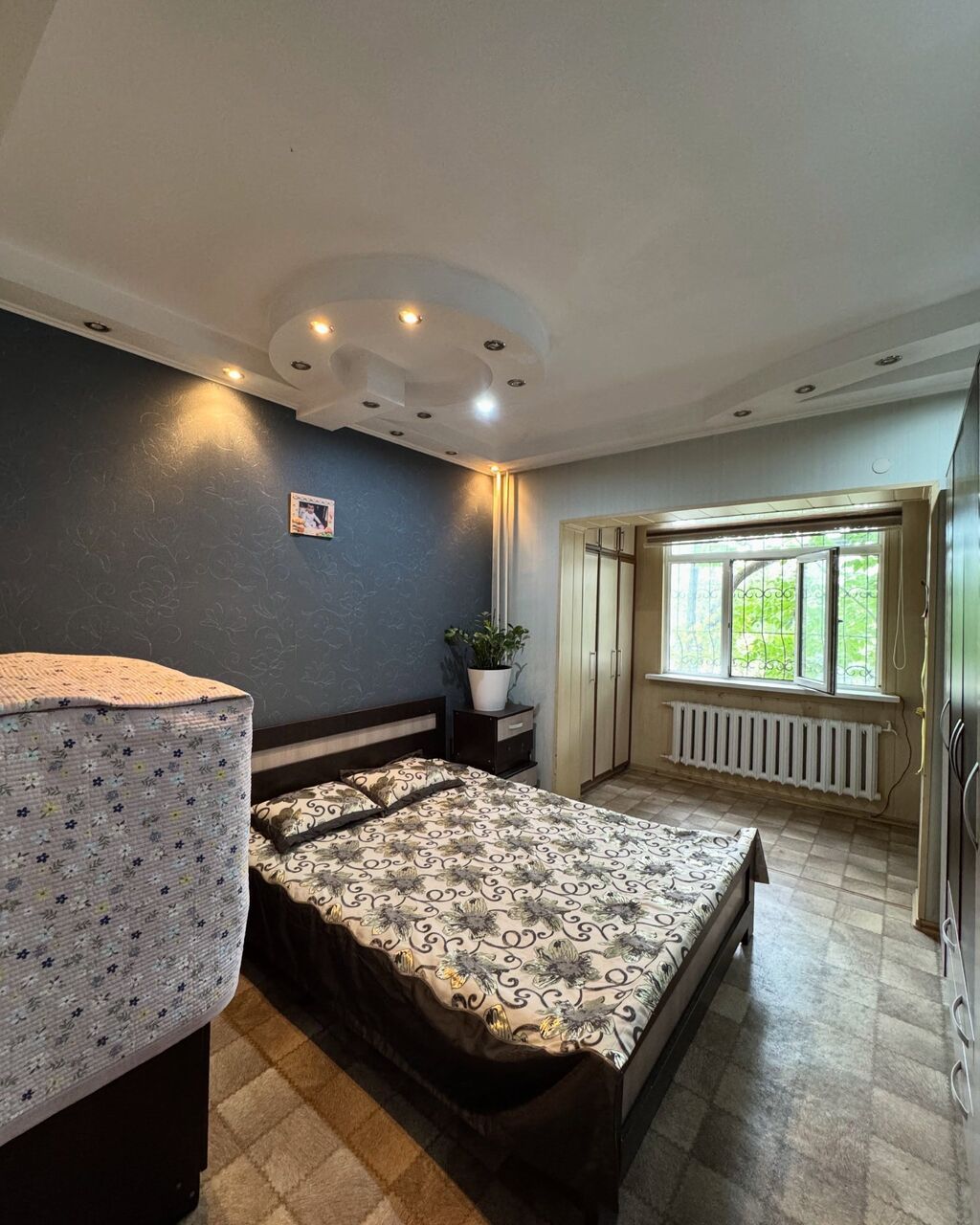 3 комнаты, 63 м², Аламедин-1 мкр 105 серия, 1 этаж, Евроремонт: фото 4