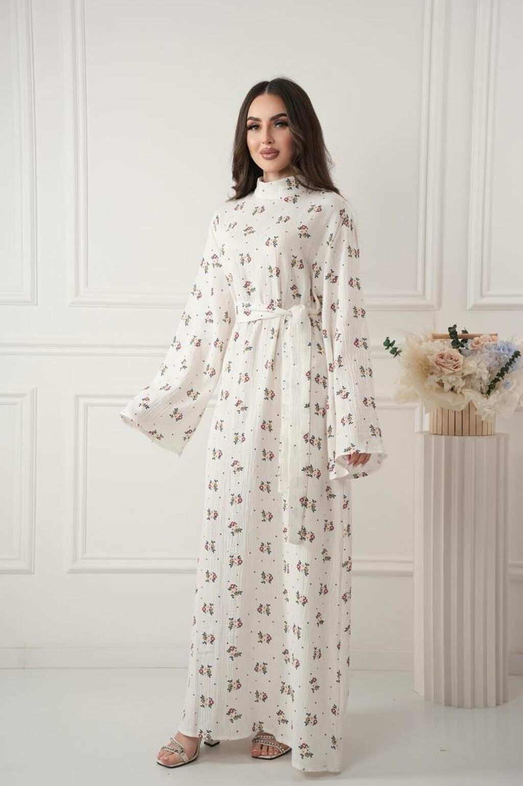 Повседневное платье, Made in KG, Лето, Длинная модель, 6XL: фото 5