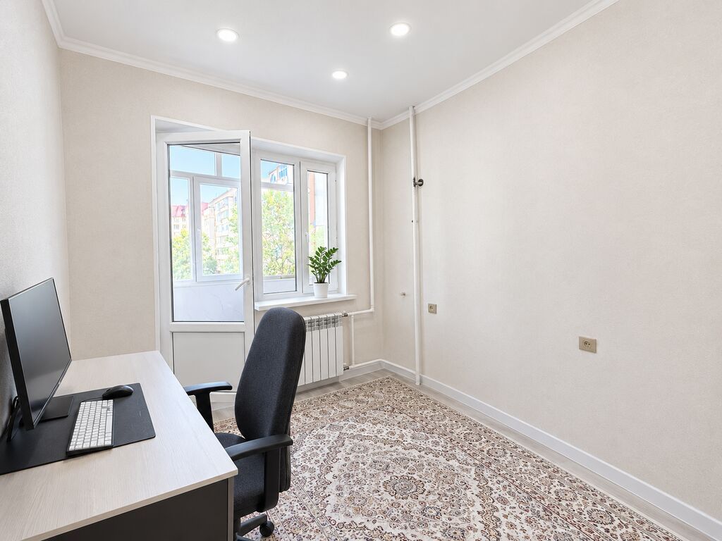 3 комнаты, 80 м², Средний Джал 105 серия, 5 этаж, Евроремонт: фото 8