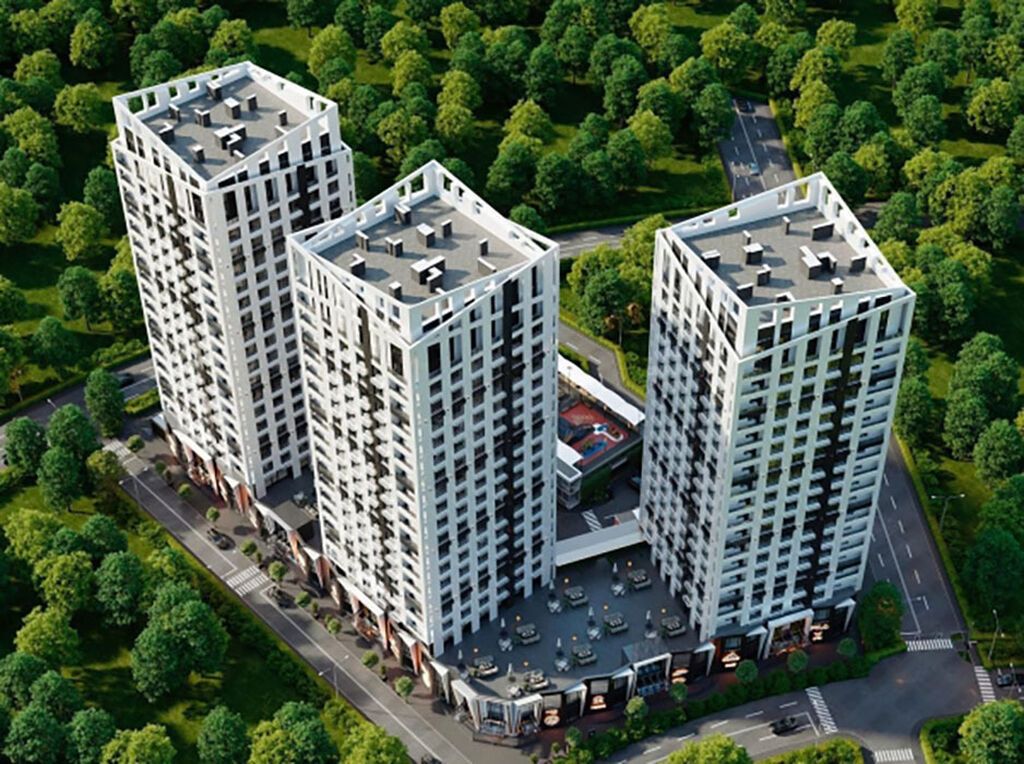 3 комнаты, 100 м², Южная Магистраль Элитка, 13 этаж, ПСО (под самоотделку): фото 2