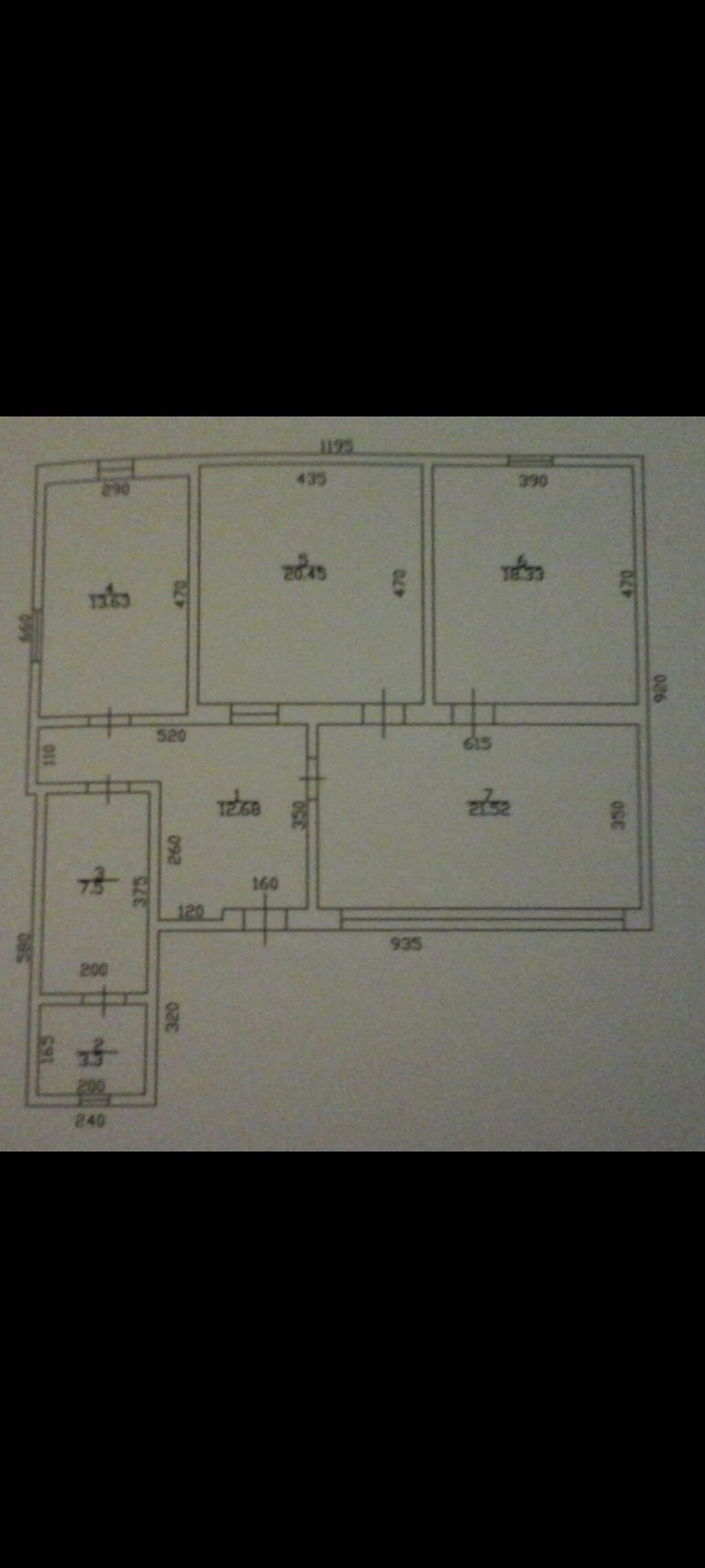 4 otaqlı, 300 kv. m, Orta təmir
