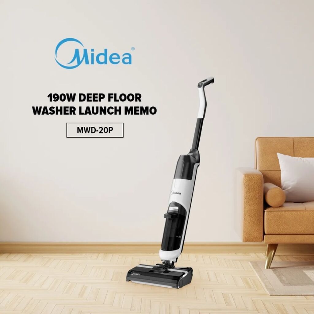 Midea MWD-20P — вертикальный моющий беспроводной пылесос для сухой и: фото 2