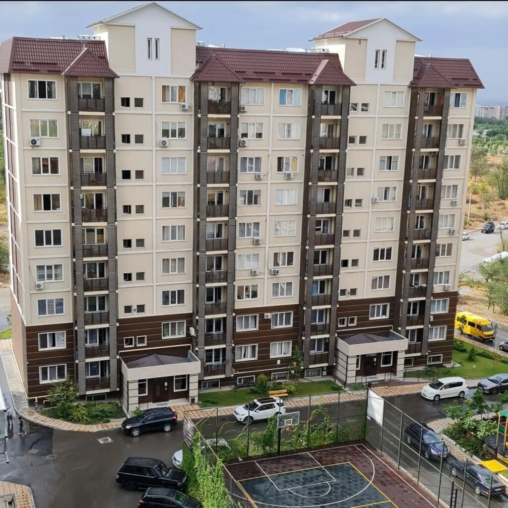1 комната, 48 м², Ала-Арча ТРЦ 108 серия, 9 этаж, Евроремонт: фото 2