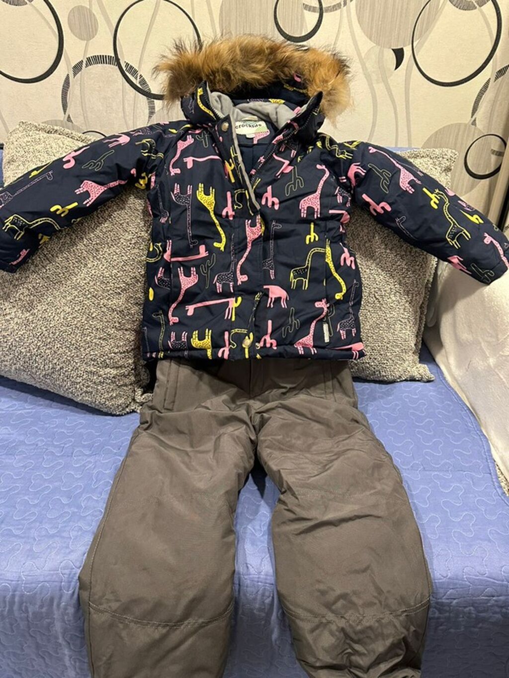 Детский зимний комплект от Crockid оригинал, рост 116 см (на ярлыке: фото 1