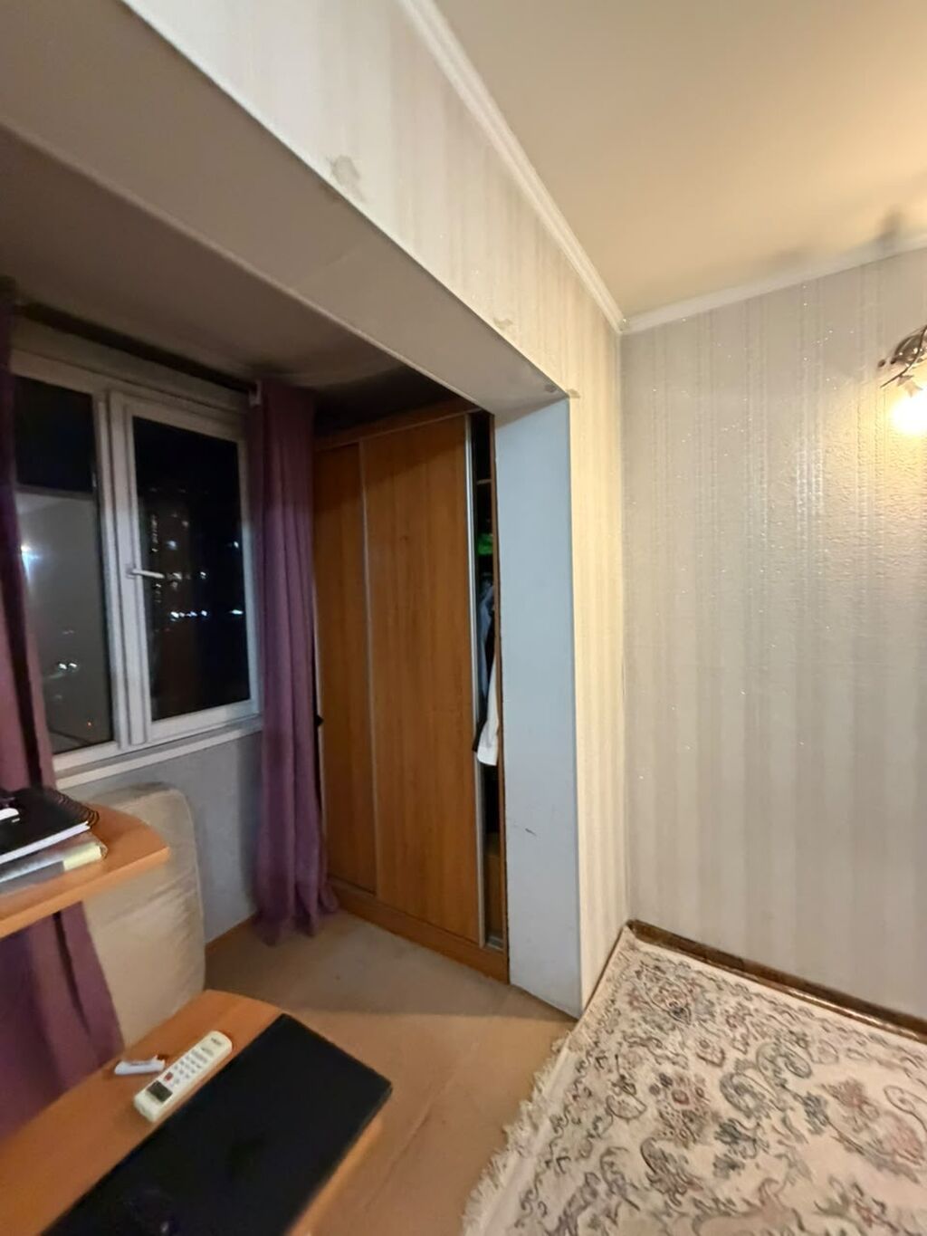1 комната, Асанбай мкр Собственник, Без животных, от 1 года, С мебелью полностью: фото 4