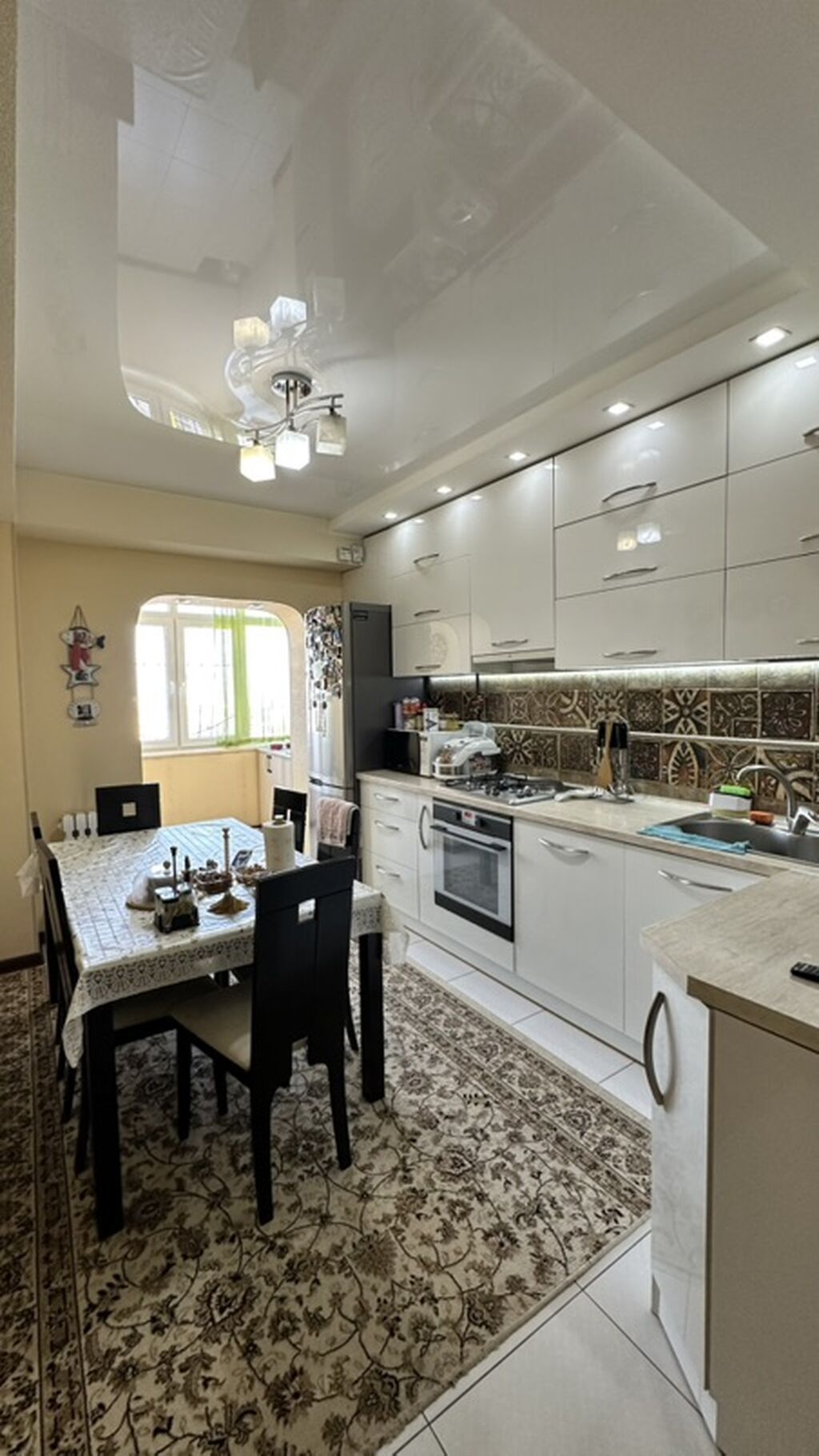 3 комнаты, 101 м², Кок-Жар мкр 10 этаж, Дизайнерский ремонт: фото 4