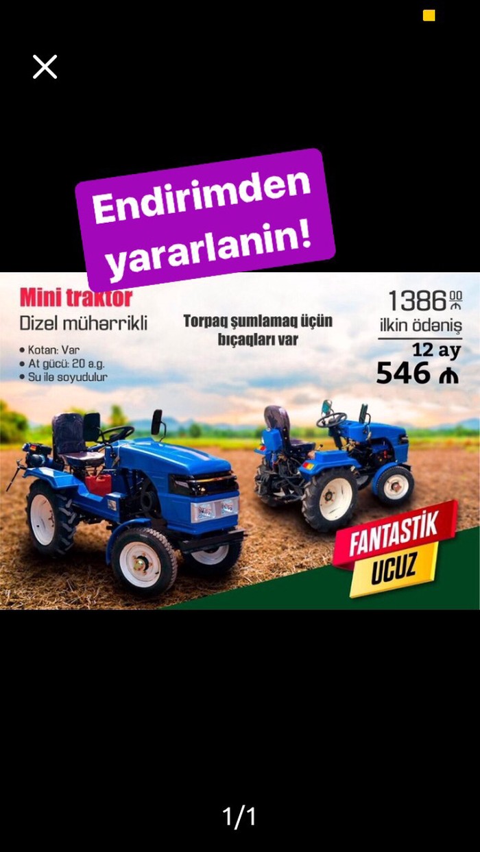Kənd təsərrüfatı maşınları: - lalafo.az Bakı şəhərində
