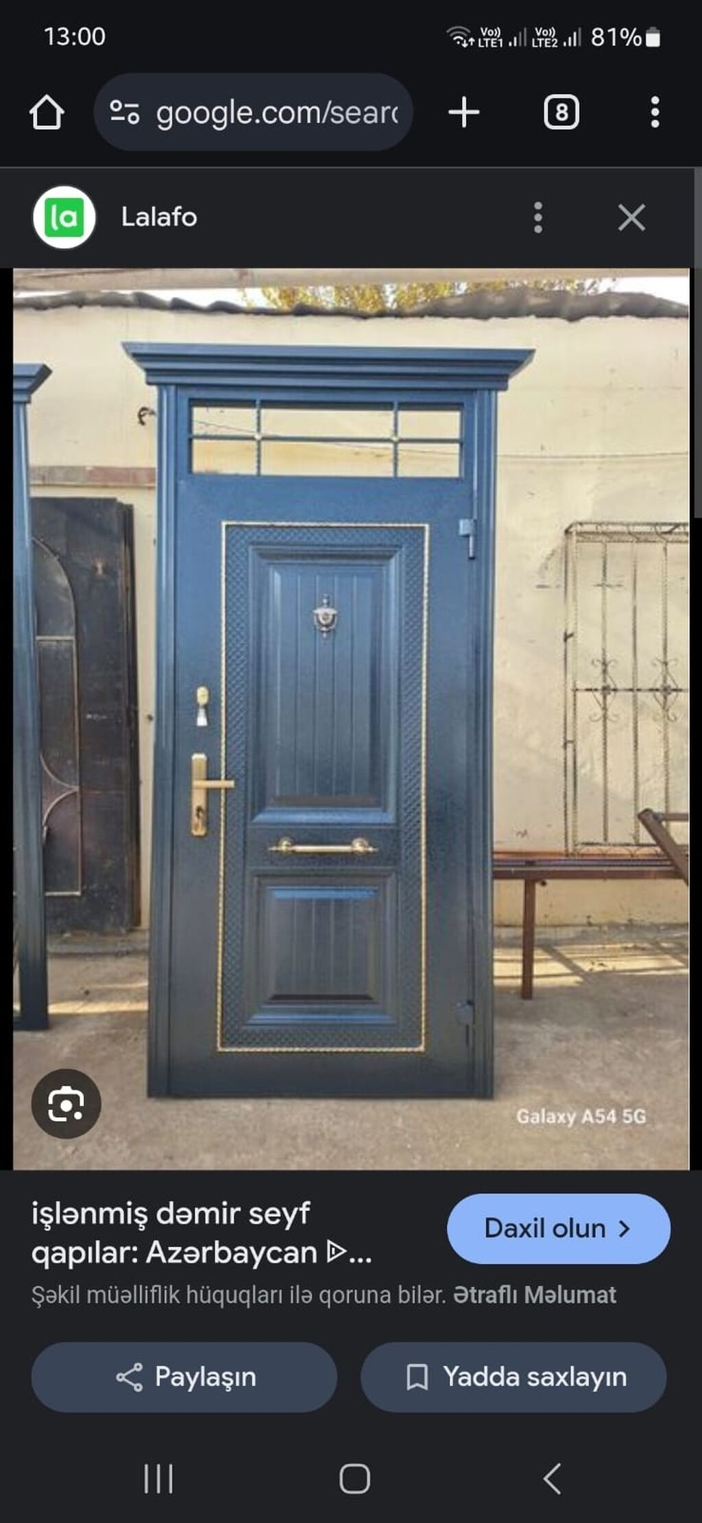 Seyf qapıların istehsalı və quraşdırılması - 3