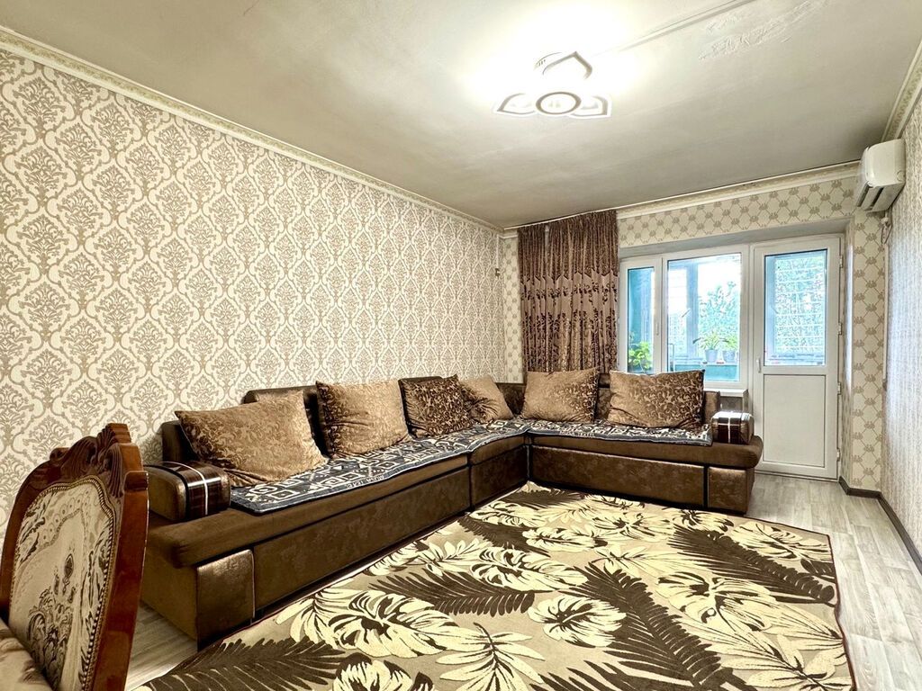 2 комнаты, 49 м², Ак-Кеме (старый аэропорт) Индивидуалка, 4 этаж, Косметический ремонт: фото 2