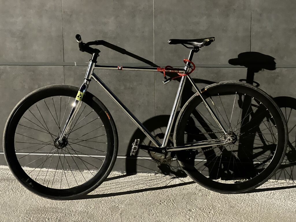Фикс-байк (single speed/фиксед) на 28" колесах - Рама и вилка: сталь: фото 6