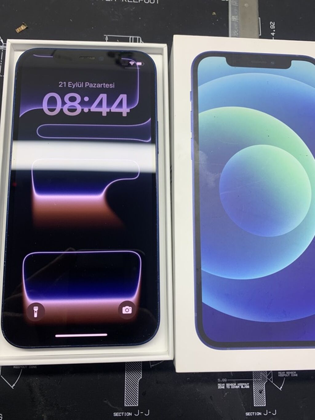 IPhone 12, 64 GB, Mavi, Face ID
