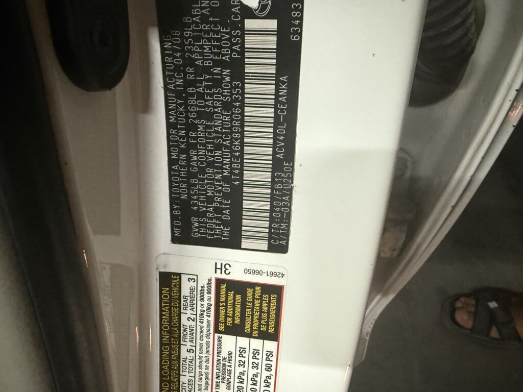 Toyota Camry: 2009 г., 2.4 л, Автомат, Бензин, Седан: фото 5