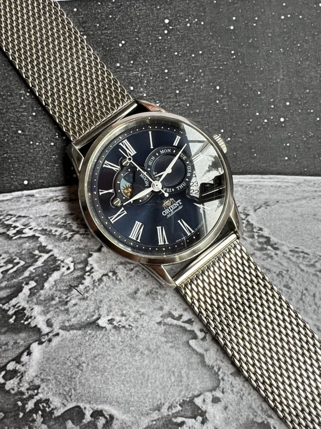 Orient Automatic с индикацией фаз Луны и дня недели - Японские: фото 2