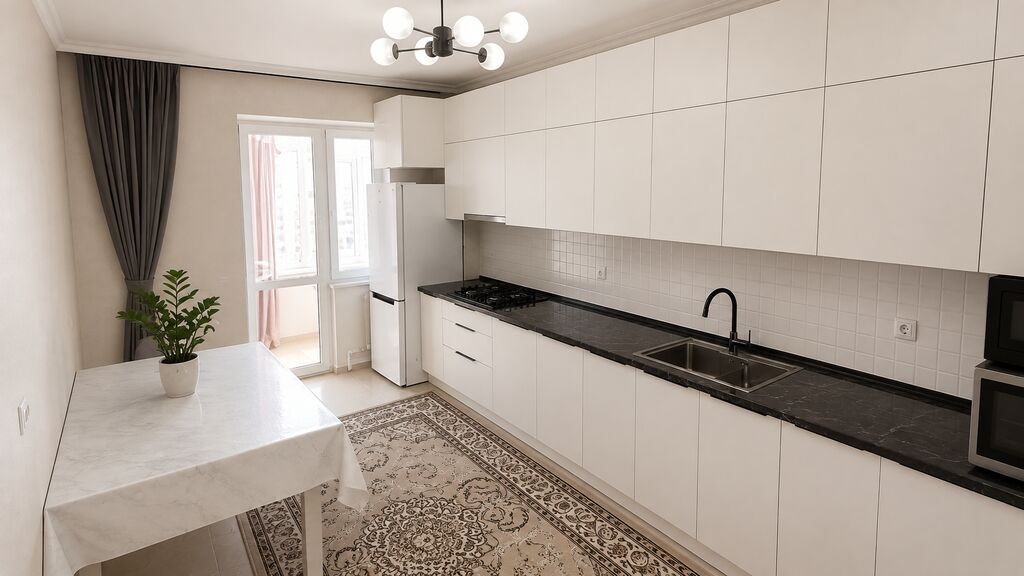 2 комнаты, 61 м², Вефа ТЦ Элитка, 8 этаж, Свежий ремонт: фото 5